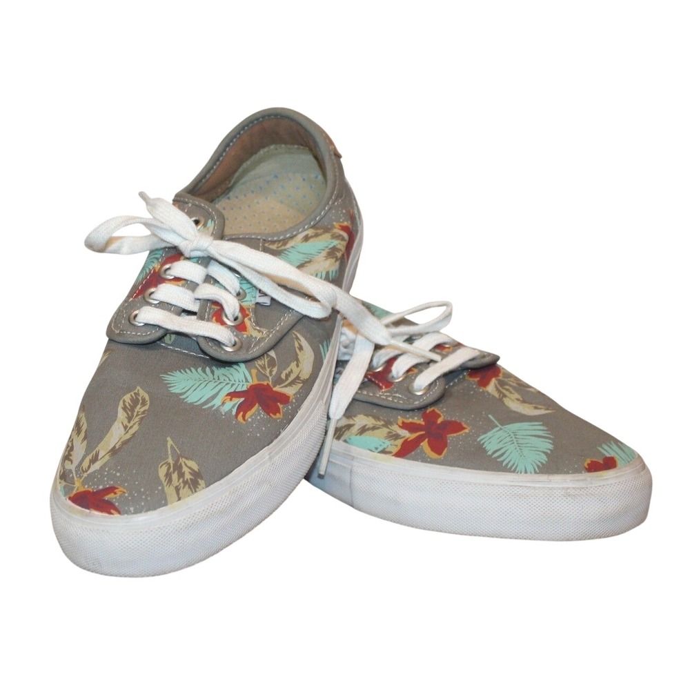 Vans Men's Shoes Size 7 Chima Ferguson Sydney Gray Tropical Low Top VN-0UARAP4